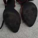 Susanny High Heels for Women Pointed Open Toe Strappy Chunky Block Heels Ankle Strap Stiletto Kitten Heeled Sandals Wedding Bridal Party Prom Sexy Dress Shoes 8.5