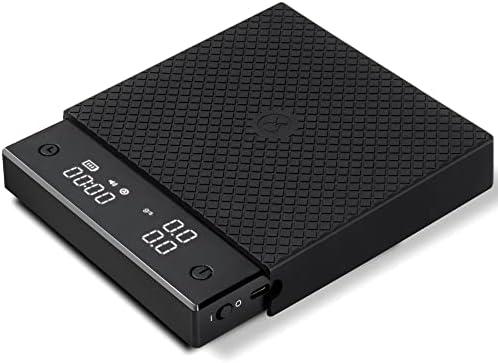 TIMEMORE Exclusive - Black Mirror Basic PRO Coffee Scale with Timer, Flow Rate Measurement, Digital Coffee Scale with 0.1g Precise Graduation, for Espresso Pour Over Drip Coffee, 2000 Grams, Black
