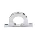 Aluminum Universal Steering Billet 2" Steering Column Keyed No Drop Mount for Most Common Fit for GM GMC Chevy Dodge Ford 2" Hole Brushed Underdash Mount River Clamp