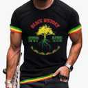 Black History Month Shirt Men Black Lives Matter BLM Leaders Patriotic African American T-Shirt 2XL