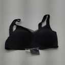 Avidlove Bras for Women Seamless Bra Full Coverage T Shirt Bralettes V Neck Wireless Bra Comfortable Brassiere, L, Black