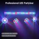 DJ Lights for Parties with Stand | 5in1 Professional Stage Lighting System | DMX512 | Sound Activated Party Light Set for Gigs, Wedding, Concert, Club, Live Events | 7FT Tripod