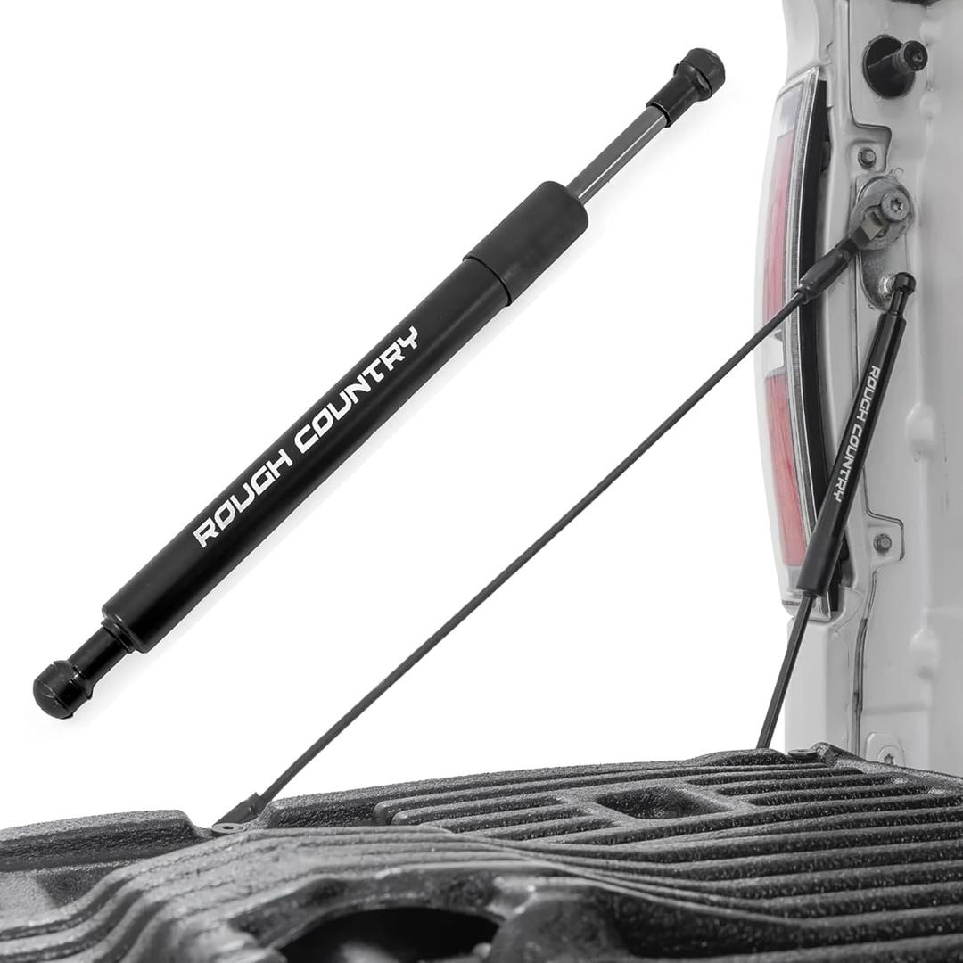 Rough Country Tailgate Assist for Ford F-150/F-250/F-350 Super Duty Truck 2WD/4WD (2015-2026) - Smooth, Safe & Controlled Tailgate Lowering
