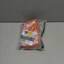 Five Star Pencil Pouch, Pen Case, 9-Pocket Zipper Pouch, Storage Organizer for School Supplies Earbuds Chargers Cables Makeup, Pink/Terracotta