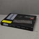 Wireless Keyboard and Mouse Combo, 2.4G Full Size Wave Keys Ergonomic Keyboard with Wrist Rest and 3-Level DPI Adjustable Wireless Ergonomic Mouse for Windows, Mac OS Desktop/Laptop/PC(Black)