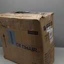 TRALT Office Chair - Ergonomic Desk Chair with Adjustable Lumbar Support, Mesh Computer Chair, Executive Chairs for Home Office Comfortable Lumbar Support (White+Black)