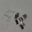 Bonsicoky 6 Pcs Stainless Steel Right Lift-Off Hinges, 1.5 Inch Detachable Slip Joint Small Flag Hinges with Screws