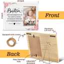 JioJio Chan Baptism Gifts Picture Frame, Christening, Baby Announcement Gifts for Godchildren Boys Girls from Godparents Godfather Godmother, 4x6 Inch Wooden Photo Frame