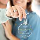 15 Year Anniversary Crystal Gifts Ornament,Crystal Gifts for 15th Anniversary,15th Wedding for Couples 2025,15 Years Married Gift Valentines Gift for Wife Husband