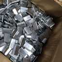 IDL Packaging Closed (Push Type) Seals for 5/8" Strap Width Steel Strapping (Pack of 1000) - Superior Holding Power - Sturdy Metal Clips for Reliable Securing of Packaging Banding
