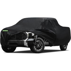 Car Cover Custom Fit for Toyota Tundra 5.5Ft Bed 2000-2026, Migaven Waterproof Full Exterior Cover Sun Rain Protection with Door Zipper (Not Include Mirror Pocket) (Black)