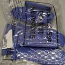 Patelai 8 Pcs Silicone Pot Holders Set Cast Iron Handle Cover Heat Resistant Pot Handle Covers Potholder Non Slip Reusable Pan Sleeve for Frying Pan Kitchen Supplies(Blue)