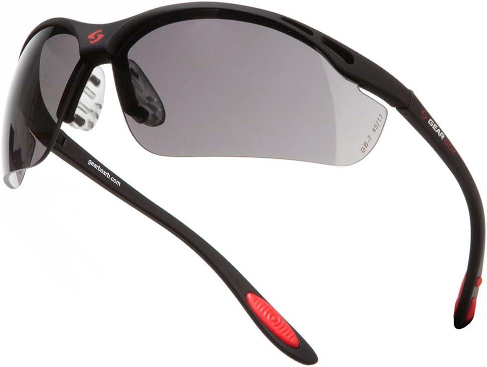 Gearbox Vision Eye Protection with Hard Case (Black)