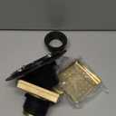 WEBANG 4 Inch Square Shower Drain Gold Floor Drain with Flange Square Holes Pattern Cover Grate Removable SUS304 Stainless Steel Watermark&CUPC Certified Brushed Gold