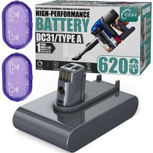 EGR Upgraded DC35 Battery Replacement Compatible with Dyson DC31 DC34 DC35 DC44 DC45 917083-01 Handheld Vacuum Cleaner (Not Fit All Type B)