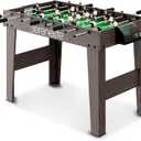 SereneLife Competition Sized Foosball Table, Full Size 48in Portable Soccer with Ball for Home, Arcade Game Room, Board Game for Indoor or Outdoor, Family Game Night, Perfect for Kids and Adults