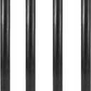 GeilSpace 3/4" 12" Heavy Duty Pre-Cut Grey Metal Pipe, Industrial Steel Fits Standard 3/4 Inch Threaded Pipes and Fittings - Vintage DIY Industrial Shelving (3/4" 12", Grey)