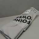 Foindtower Pack of 2 Textured Chenille Throw Decorative Pillow Covers Square Accent Solid Cushion Cover Neutral Farmhouse Pillow Case for Couch Sofa Bedroom Living Room 26x26 Inch (Grey)