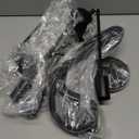 HOXIYA DIMMABLE Modern Sputnik Chandelier 26.3" Light Fixture, Plug in Black 8-Lights Pendant Light, Midcentury Hanging Ceiling Lighting Fixture for Home Lamp, Bedroom, Dining Room, Kitchen, Office