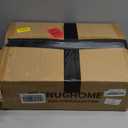 Snughome Desk Shelf, 38.6" Desktop Organizer Shelf, Desk Hutch for Computer Monitor, 4 Tier Desk Display Rack with Pegboard Hooks Set, Wood Desktop Bookshelf for Home Office Dorm, Black