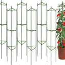 Moirsunt 6 Packs Tomato Cages Plant Cages Deformable Up to 48inch Garden Tomato Stakes Vegetable Trellis, Plant Supports Tomato Trellis for Vertical Climbing Plants Flowers Fruits
