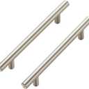 Ravinte 4 Pack 7.38 inch Cabinet Pulls Brushed Nickel Stainless Steel Kitchen Cupboard Handles Cabinet Handles, 5 inch Hole Center