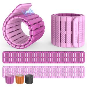 Magnetic Ankle Weights for Women Men Set of 2 (1 lb Each) Adjustable Wrist Weights for Pilates, Yoga, Workout and Daily Training, 2 lb Pair