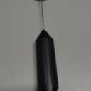 Bonsenkitchen Powerful Milk Frother for Coffee, Fast Handheld Drink Mixer With Stainless Steel Whisk, Battery Operated Hand Frother Stirrer Wand-Black