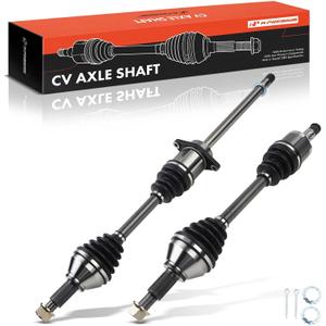 A-Premium Pair (2) Front CV Axle Shaft Assembly Compatible with Nissan Maxima 2009-2014 3.5L, Petrol, Driver & Passenger Side