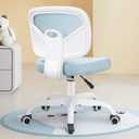 Primy Kids Desk Chair, Pink Study Chair for Boys Girls with Height Adjustable, Swivel Mesh Task Student Chairs for 4-12, Growing Teen Office Chair for Home/School/Office(Light Blue) (PR777, Light Blue)