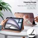 Case for Samsung Galaxy Tab S11 11 Inch, PU Leather Tablet Cases Flip Folio Multi-Angle Viewing Stand Protective Cover with Card Slots - Ceramic Roses