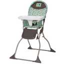 Cosco Kids Highchair for Baby, Simple Foldable High Chair, Convenient, Lightweight, and Compact Design, Elephant Squares