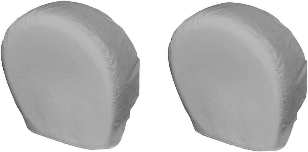 Explore Land Tire Covers 2 Pack - Tough Tire Wheel Protector for Truck, SUV, Trailer, Camper, RV - Universal Fits Tire Diameters 29-31.75 inches, Charcoal