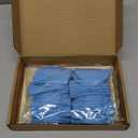 Roowest 51 Pcs Dirty Diaper Baby Shower Games Funny Wooden Sign with 50 Pcs Mini Diapers Cute Felt for Gender Reveal Party Baby Shower(Bear Blue)