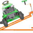 Lawn Mower Lift Jack - Lifting Platform 882 lbs Capacity for Lawn Mowers & GardenTractors with Manual & Power Tool Handles (orange)
