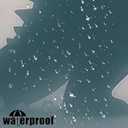 Fowocu Funny Dinosaur Shower Curtain Fun Cool Japanese Monster Shower Curtains for Bathroom Kids Boys Cartoon Dino Silhouette Shadow Waterproof Fabric Bath Curtain Decor 72 X 72 Inches