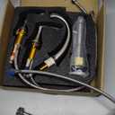 Bathroom Sink Faucet, Faucet for Bathroom Sink, Widespread Brushed Nickel Bathroom Faucet 3 Hole with Stainless Steel Pop Up Drain and cUPC Lead-Free Hose - (Brushed Nickel) (8 Inch 1 Pack)