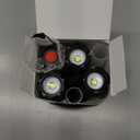 LED Emergency Handheld Flashlight, 4 Pack, Adjustable Focus, Water Resistant with 5 Modes, Best Tactical Torch for Hurricane, Camping, Dog Walking