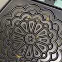 Baker's Friend Multi Pizzelle Maker Electric, Stroopwafel Iron, 4 x 4.5'' Pizzelle Waffle Cookies Maker with Temperature Control, Ideal for Holidays, Parties & More, Great Choice for Gift