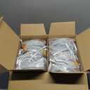 Amico 12 Pack 6 Inch 5CCT LED Recessed Ceiling Light with Night Light, 2700K/3000K/3500K/4000K/5000K Selectable Ultra-Thin Lighting, 12W=110W, 1100LM, Dimmable Canless Wafer Downlight ETL&FCC