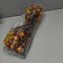 15.7in Fall Pumpkin Berry Branch, Artificial Berry Floral Pick Thanksgiving Orange Berry Stem Autumn Fake Pumpkin Pick for Harvest Home Vase Festival Indoor Christmas Deco(Orange) (1pcs)