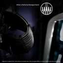 LINKUP - AVA 50cm PSU Cable Extension Sleeved Custom Mod GPU PC Braided w/Comb Kit - Compatible with RTX3090 | 1 x 24 P (20+4) | 2 x 8 P (4+4) CPU | 3 x 8 P (6+2) GPU Set | 500mm - Black