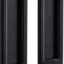 Wright Products Barn Door Handles Set, Matte Black Sliding Barn Door Hardware Kit, 1 Pack