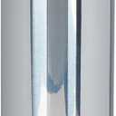 Bath Bliss Toilet Brush with Weighted Base | Slender Design | 360 Degree Brush | Bathroom Cleaning | Chrome