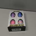 3D Printed Dragon Eggs with Dragon Inside  Fantasy Tabletop Decor, 3D Printing Toys for Kids & Adults  Unique Desktop Decoration & Collectible  Christmas Ornament & Stocking Stuffers (4 Pack)