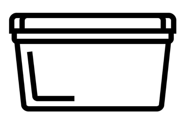 Fit & Fresh Small Plastic Containers With Lids 16 oz, Small Snack Containers With Lids For Adults and Kids, Reusable Leakproof Dressing and Condiment Containers With Two Attachable Ice Packs, 4PK, Light