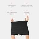 Frida Mom 8pc Postpartum Underwear, Disposable Boyshort Panties (Medium, Black)