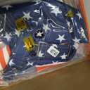 GYQMBT Unisex American Flag Overalls,4th of July Outfit Romper Bib Shorts,Jumpsuits Coveralls Medium