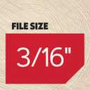 Oregon V81 PowerCut Chainsaw Chain for 20-Inch Bar, 81 Drive Links, .325" Pitch, .063" Gauge (22LPX081G), Fits Various Stihl Models, Grey