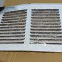 Steel Return Air Grill,Return Air Vent Cover (Duct Opening) Cold Air Return Vent Cover for Wall or Ceiling (30"W x 6"H Duct Opening)